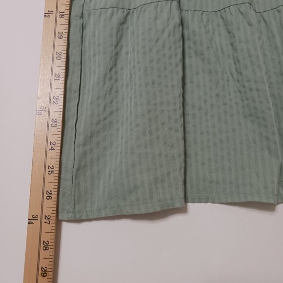 Chicwish Sunny Days Wide Leg Pants High Waist Casual Boho NWT Size M/L Green - Picture 13 of 14